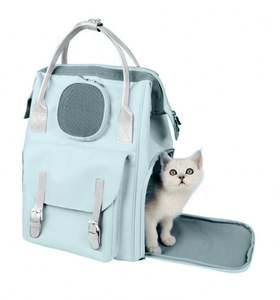 Bolsa de Transporte Personalizada OEM, Transpirable, para Mascotas, Viajes al Aire Libre, Mochila, Bolso, Transportín para Mascotas - Product Image 5