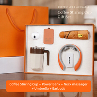 Coffret Cadeau Client : Bouteille Thermos, Stylo Signature, Clé USB, Bloc-notes, Parapluie, Enceinte sans fil, Chargeur portable - Vente en gros ODM