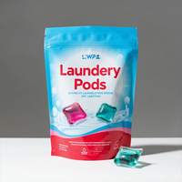 Sacs en plastique personnalisés pour capsules de lessive concentrée avec logo imprimé – Nettoyant liquide pour le linge