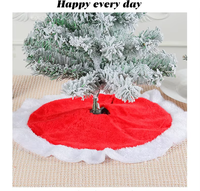 Accueil Joyeux Noël Ornements Cadeau 43cm Creative Tabletop Mini Christmas Plush Tree Skirts