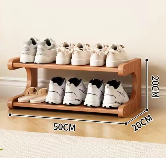 2 niveles de 50 cm de largo [capacidad para 4 pares de zapatos]