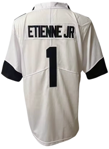 Jersey American Football Berkualitas Tinggi Jahitan Rapi 2025 New <span class=keywords><strong>JAX</strong></span> 12 Travis Hunter 16 Trevor Lawrence 1 Etienne Jr - Product Image 2