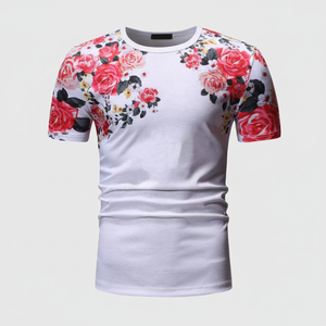 Camiseta suelta informal para hombre Último estilo Tendencia Impresión por sublimación Alta calidad Nuevo diseño Longitud larga - Product Image 1