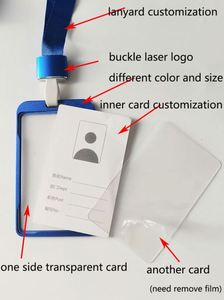 High Quality Wholesale Fashion Aluminum Alloy Business <b>Card</b> Holder Office Working <b>Card</b> Ribbon 3 (7.62cm) <b>Thickness</b> 1mm Custom - Product Image 4