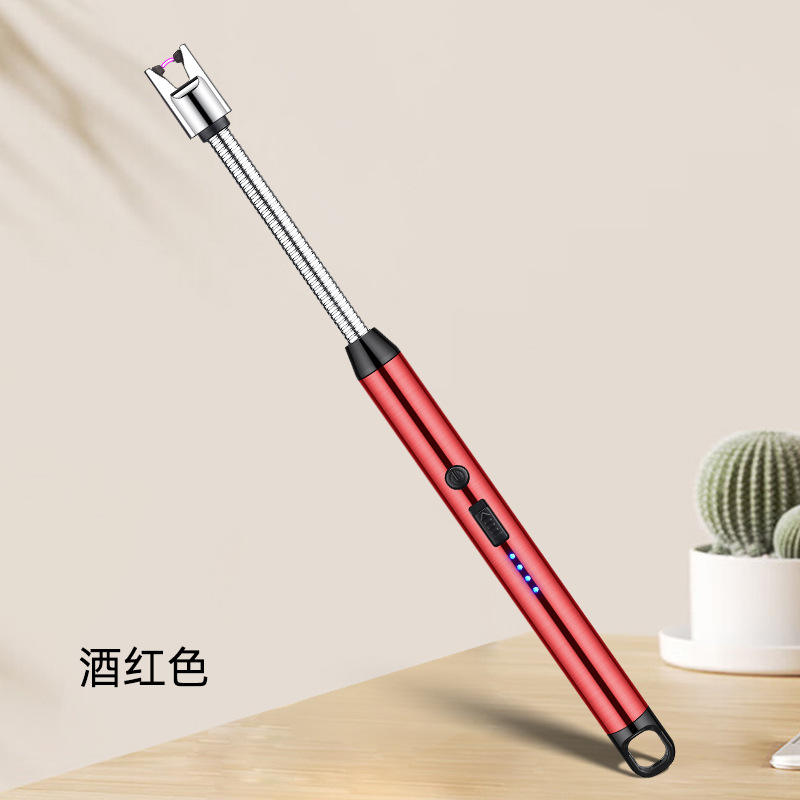 ตะขอทรงกลมสีเบอร์กันดี tpe-c