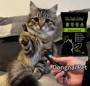 Litière pour chat au tofu naturel 100% Boule de fibre de zéolite de soja et de maïs biodégradable et écologique - Product Image 2