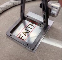 Nouvelle machine de gravure et de découpe laser portative pour acier et bois, avec prise en charge DXF DWG, pour marquage de médailles pour chiens, CNC