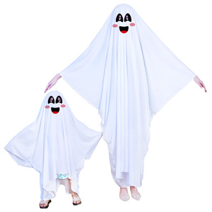 Cape à capuche fantôme d'anime pour Halloween, robe poncho, costume de <span class=keywords><strong>cosplay</strong></span> amusant, unisexe adulte, polyester - Product Image 3