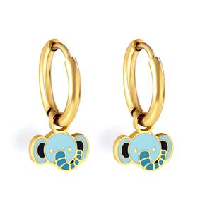 Earings Jewelry <b>Women</b> Free Shipping Stud <b>Small</b> Stainless Steel 18KGold Plated Earings Cute Animal <b>Earrings</b> - Product Image 5