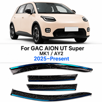 Deflectores de Viento y Lluvia para Ventanas Laterales, 4 Piezas, Accesorios para Automóviles, Kit de Estilo Exterior para GAC AION UT Super MK1 AY2 2025 2026