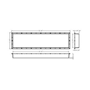 Carrelable 14 ''x 50'' pouces Rectangle Étagère Unique Encastré ABS <span class=keywords><strong>Niche</strong></span> <span class=keywords><strong>De</strong></span> Douche En Plastique Étagères <span class=keywords><strong>De</strong></span> <span class=keywords><strong>Salle</strong></span> <span class=keywords><strong>De</strong></span> Bains Produits Insert Mural <span class=keywords><strong>Niche</strong></span> - Product Image 3