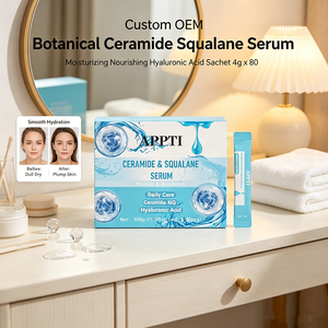 Sérum Visage Hydratant Réparateur à la Céramide et au Squalane, Vitamine B5, Essence en Sachet d'<span class=keywords><strong>Acide</strong></span> <span class=keywords><strong>Hyaluronique</strong></span>, 80 Bâtonnets, Marque Blanche OEM - Product Image 2