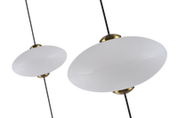 Lampes en verre modernes pour la maison, salon, escalier, duplex, loft, villa, appartement, luminaire suspendu pour escalier