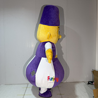 Costume gonflable de mascotte du Ramadan, lune croissante, étoile, chapeau fez, personnage arabe ambulant pour événements et défilés du Moyen-Orient