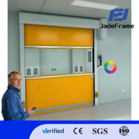 Puerta Lateral Eléctrica Antirrobo de Plástico Moderna de Alta Velocidad para Uso Interior en Supermercados, Almacenes, Talleres y Granjas