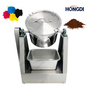 Mezclador de doble cono de laboratorio de acero inoxidable, pequeña capacidad, no absorbe la mezcla de polvo químico, producción flexible - Product Image 2