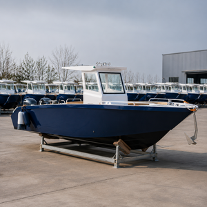 Barca da Pesca con Console Centrale Certificata CE 5083, 27 Piedi, Doppio Motore Fuoribordo, Vasca per Pesci Vivi 350L, Carburante, 6 Persone, Alluminio, Tour Guidati, Portatile - Product Image 6