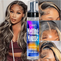 Mousse de fusion de dentelle en gros de 200 ml pour perruques, application rapide et facile avec colle à dentelle, marque privée