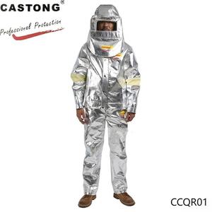 Coton réfléchi par la chaleur rayonnante aluminisé combiné à une feuille d'aluminium résistant à la chaleur industrielle pour la fusion des métaux - Product Image 3