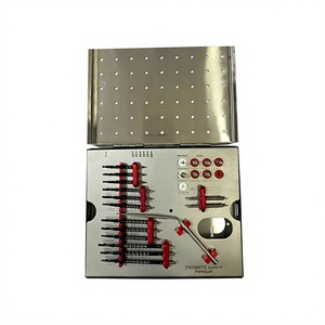 Kit chirurgical ZygoMatic Premium, ensemble d'implants dentaires de 26 pièces, manuel, argent, certifié CE, instruments de classe I - Product Image 1