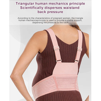 Ceinture de soutien maternité réglable pour femmes enceintes, respirante, anti-allergique, lavable, en polyester et élasthanne