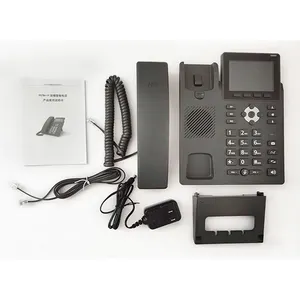 WiFi SIP Phone For Business Hotel VOIP Telephone 2.4G 5.8G Wirele Phone 6 Sip Lines Ip For Home Office Support POE