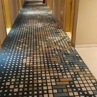 Moquette imprimée mur à mur pour couloir d'hôtel 5 étoiles, type Axminster