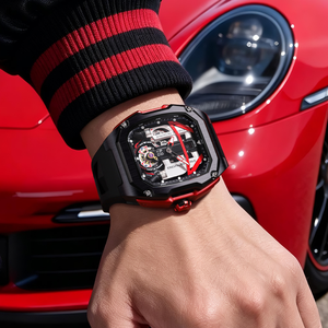 Orologio da Uomo Super Lusso con Motore V12, Movimento al Quarzo, Impermeabile, Stile <span class=keywords><strong>Aston</strong></span> Martin Vantage - Product Image 3