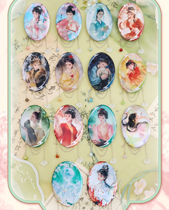 Lot de 12 boîtes en gros Kakawow the Dream of the Red Chamber Questioning Flowers Series Badges en métal Boîte mystère Articles de collection pour jouets et cadeaux - Product Image 1