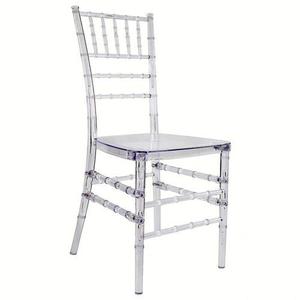 Venta al por mayor Wed Party Hotel Silla Napoleón transparente Silla Napoleón de cristal Tifanny Chivari Sillas de plástico para eventos Banquete - Product Image 2