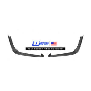 Canards delanteros de fibra de carbono seco estilo TAKD para BMW X5 G05 2019-2023 - Product Image 1