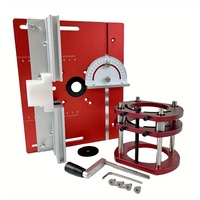 Sistema de elevación para router, kit de placa de inserción de aluminio para mesa de router, placa de trabajo para carpintería, herramientas auxiliares para carpintero
