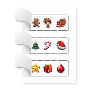 Festive Custom Pull Tab Tickets Christmas Halloween Themed Designs Digital Printing 3 Chance Win Prize - Product Image 4