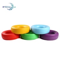 Terrain de jeu pour enfants, jeux d'obstacles, fitness, divertissement, pneu, puzzle, jouets amusants