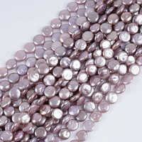 Perles d'eau douce violettes naturelles de qualité 3A 12-13mm en gros pour la fabrication de bijoux