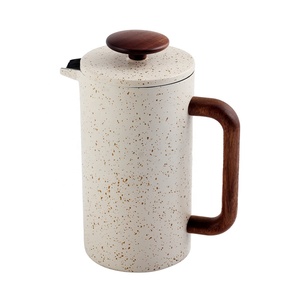 <b>Double</b> <b>Wall</b> 304 Grade Stainless Steel Coffee Press with 2 Extra Screens, 34oz (1L) French Press Coffee Maker - Product Image 2