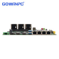 Carte mère industrielle ITX fine Intel I5-8250U I7-7500U I7-8550U Quad GbE LAN Watchdog WOL PXE pour pare-feu de sécurité réseau