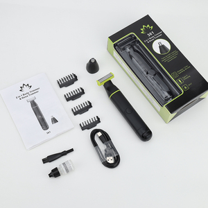 Resuxi 361 cơ thể tông đơ & mũi Tông Đơ 2 trong 1 IPX7 nổi cắt đầu thép không gỉ lá mặt Máy Cạo Râu không dây chải chuốt Kit - Product Image 5