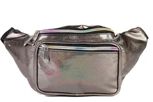 2023 голографическая поясная сумка для женщин, блестящая поясная сумка, модная Лазерная поясная сумка, унисекс