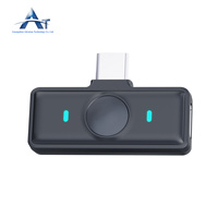 Le plus récent SX21 micro sans fil cravate ronde magnétique numérique sans fil collier Lavalier revers Microphone pour la diffusion en direct
