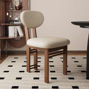 <span class=keywords><strong>Chaise</strong></span> de salle à manger en bois massif au design <span class=keywords><strong>scandinave</strong></span> rembourrée pour la maison, l'hôtel, la salle de sport-Construction de tenon à mortaise - Product Image 2