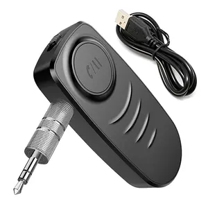 3.5mm Jack AUX BT uyumlu 5.0 Stereo ses alıcısı müzik alıcı kablosuz ses adaptörü PC kulaklık araba aksesuarları