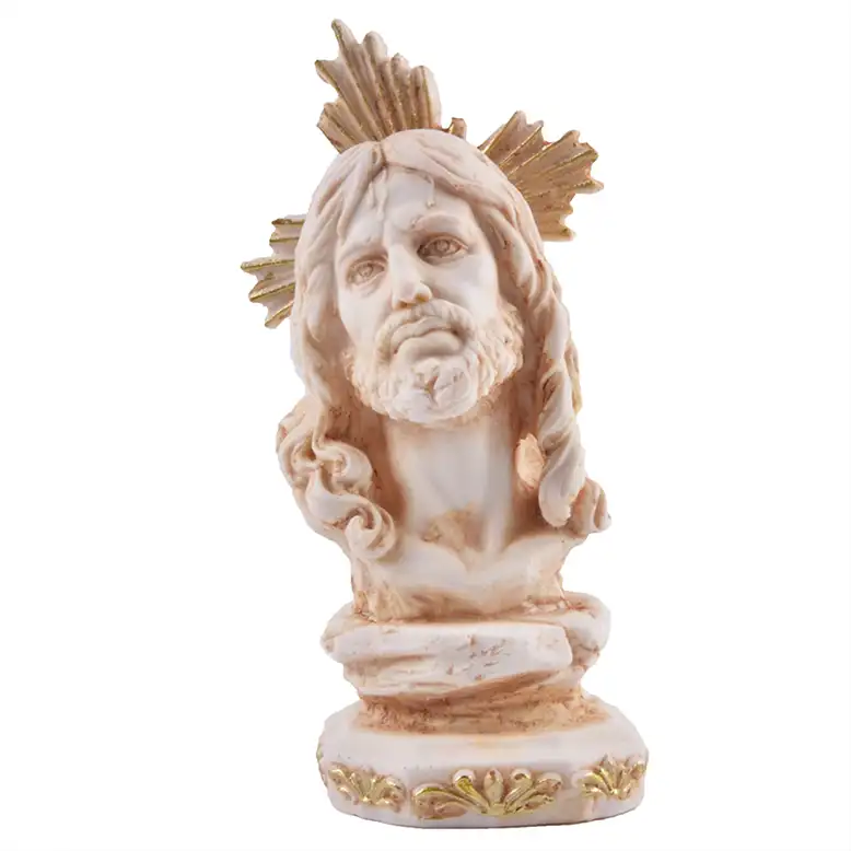 Toptan reçine el sanatları mesih İsa heykel büstü kutsal İsa heykeli ev dini