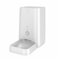 Distributeur automatique intelligent pour animaux de compagnie, grande capacité 6L, avec contrôle à distance par application, système d'alimentation par portions programmées pour chats et chiens
