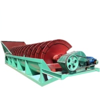 Lave-sable à spirale simple XL515 Rhine, équipement minier 260t/h 5.5kw, alimentation 10mm pour gravier et agrégats de carrière, facile à utiliser