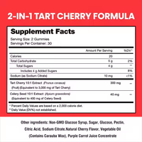OEM 60 Bonbons végétaliens en gélatine Suplemento diététique 3000mg Tarta de cereza Extracto de gomitas con Semilla de apio