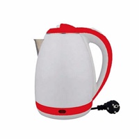 Bouilloire électrique personnalisée 1 8L grise pour le verre à eau à usage domestique avec protection contre l'ébullition et la chaleur.