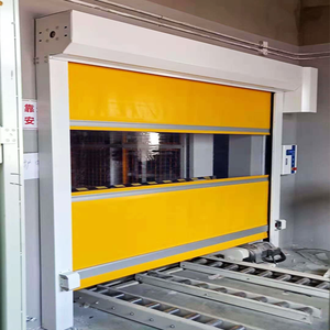 Thiết kế công nghiệp PVC tốc độ cao Tự động mở cửa cuộn lên trang trí nội thất cho nhà xưởng và kho hoàn thiện bề mặt - Product Image 3