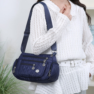Crossbody <b>Bag</b> For Women Large Capacity Diamond Quilted Waterproof Shoulder <b>Bag</b> Three Layer Storage Everyday Use - Product Image 3