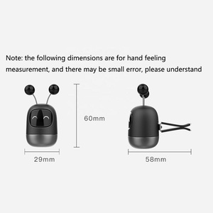 Dễ Thương tự động nước hoa khuếch tán hình dạng robot ô tô hương thơm khuếch tán trang trí đồ trang trí <span class=keywords><strong>Air</strong></span> <span class=keywords><strong>Vent</strong></span> <span class=keywords><strong>Clip</strong></span> phụ kiện nội thất xe hơi - Product Image 5